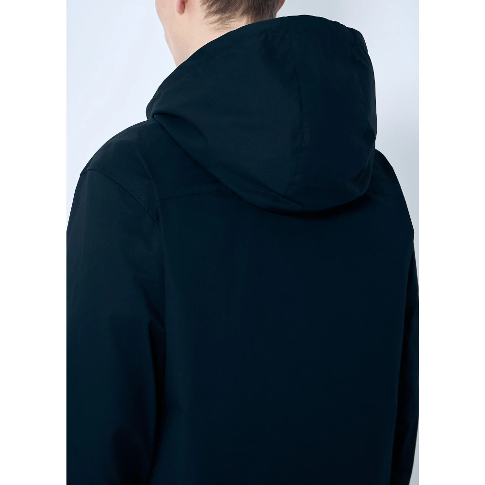 Dries Van Noten Capuchonkatoenen rits-shirt Black Heren