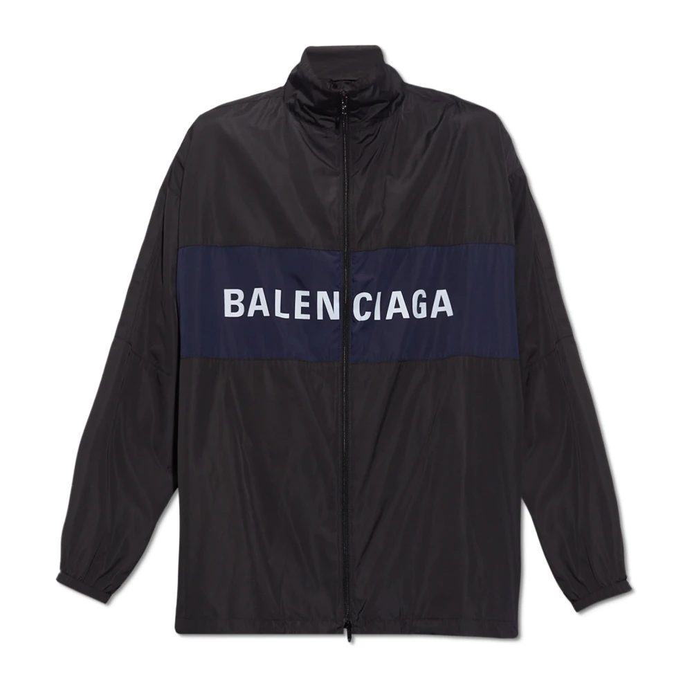 Balenciaga Jas met logo Black Heren