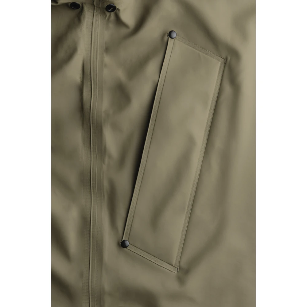 Stutterheim Lichtgewicht Waterdicht Overshirt Green Heren