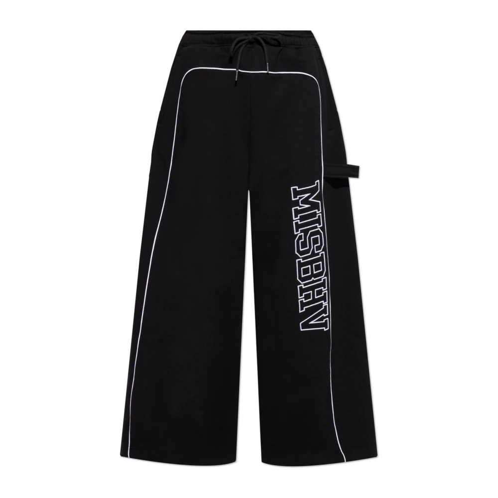 Misbhv Sweatpants met logo Black Heren