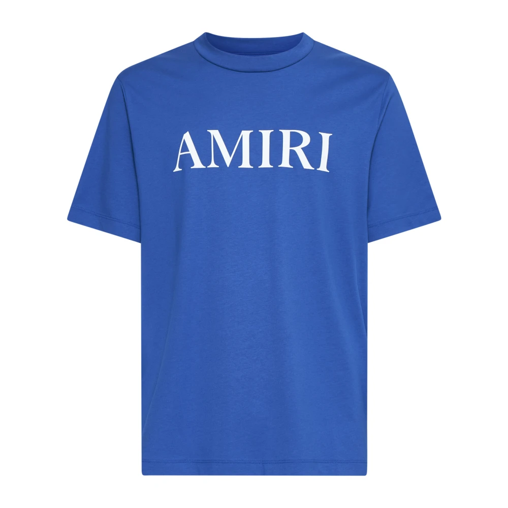 Amiri Kern Logo Tee Blue Heren