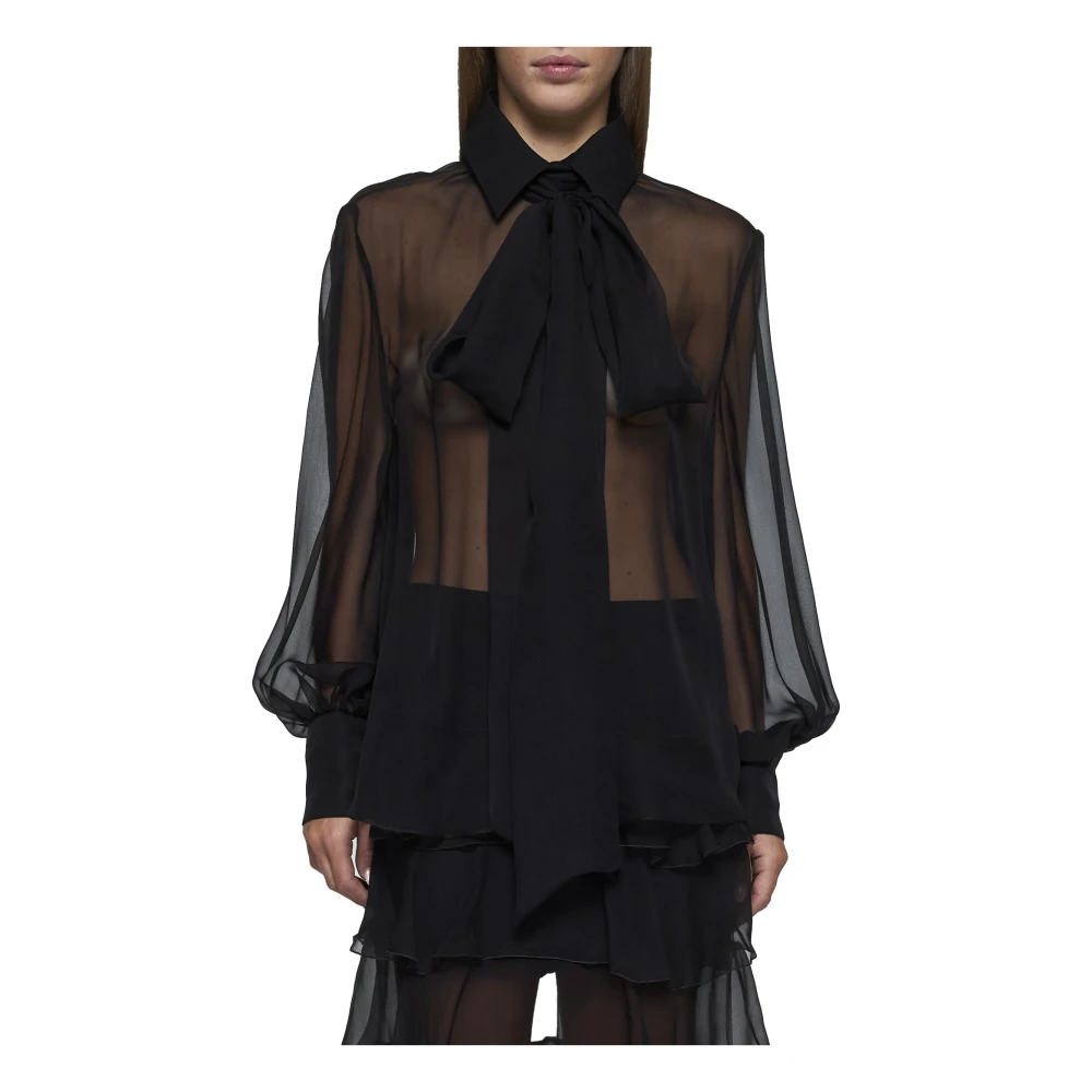 Valentino Zwarte Signature VLogo Oorbellen Black Dames