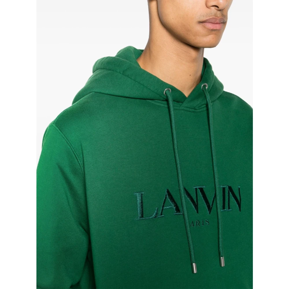 Lanvin Oversized Hoodie Green Heren