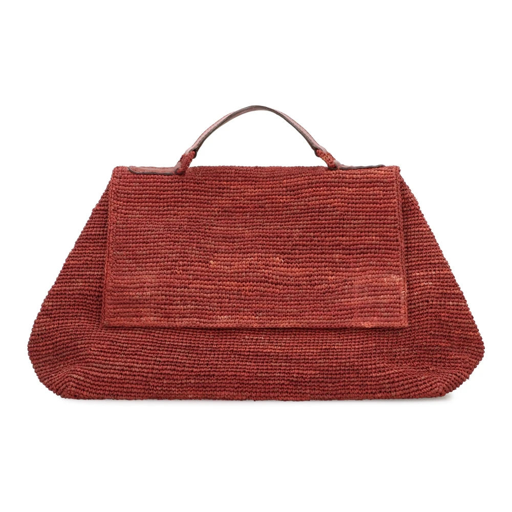 Ibeliv Lahady raffia handtas Brown Dames