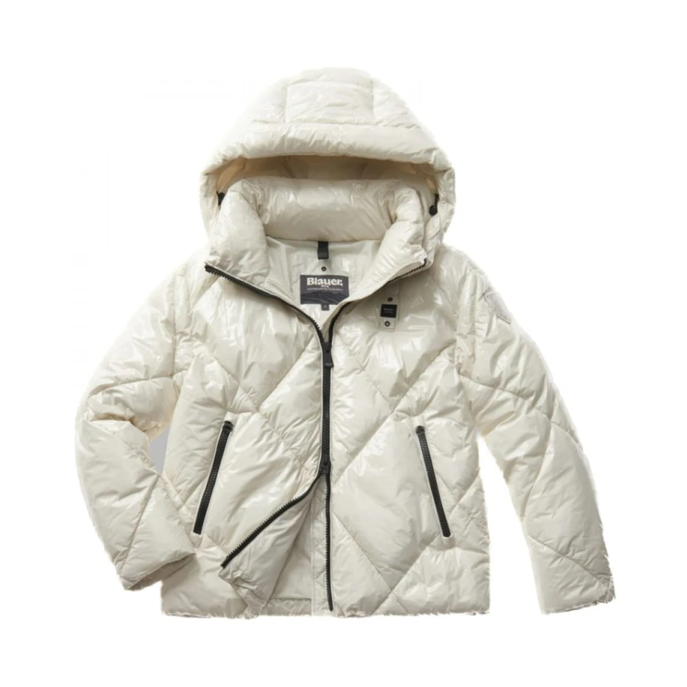 Blauer Witte Juni Jassen White Dames
