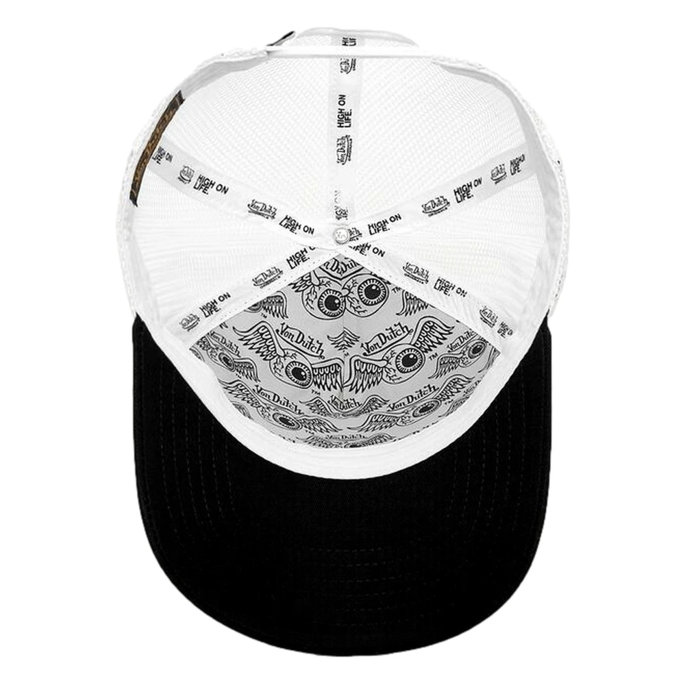 Von Dutch Zwarte Reflecterende Logo Trucker Cap Black Heren