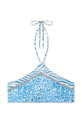 Nairobi Foulard Bandeau Bikini Top Med Central Spets