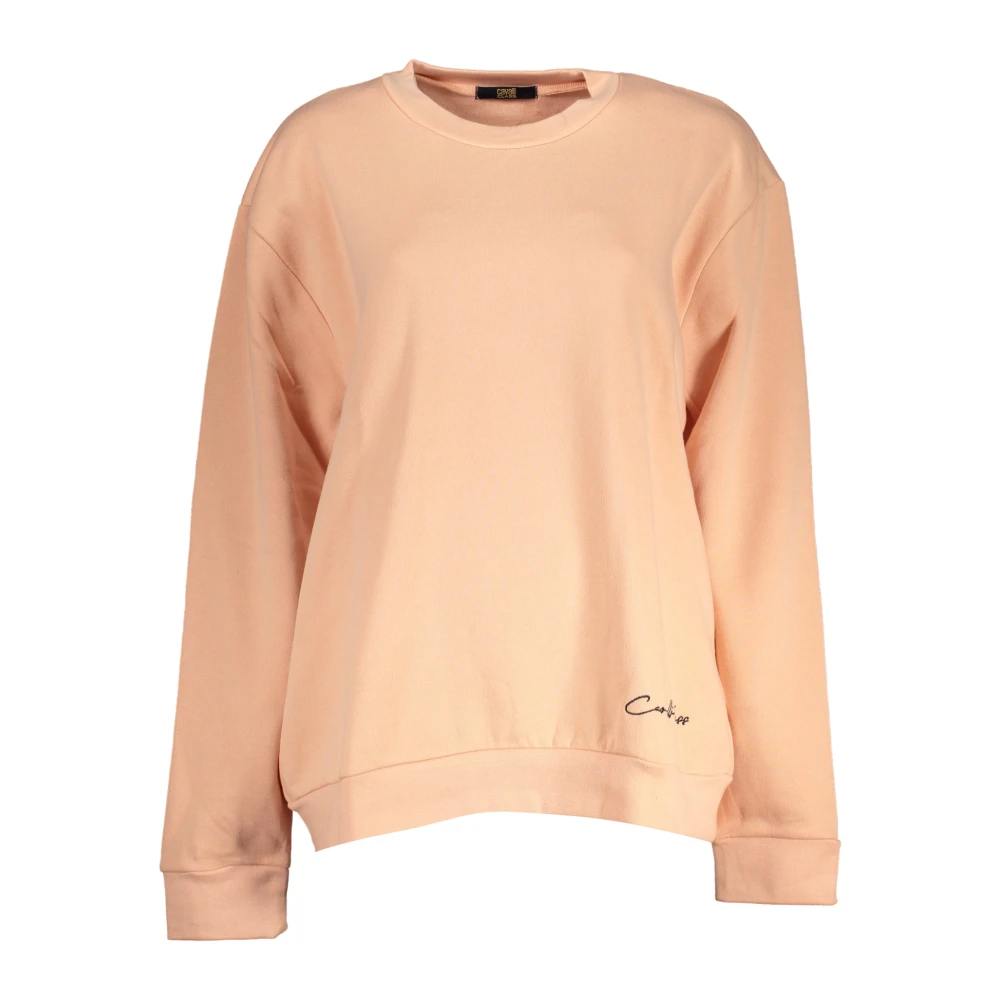 Cavalli Class Women's Pink Sweatshirts, Xl, Clothing