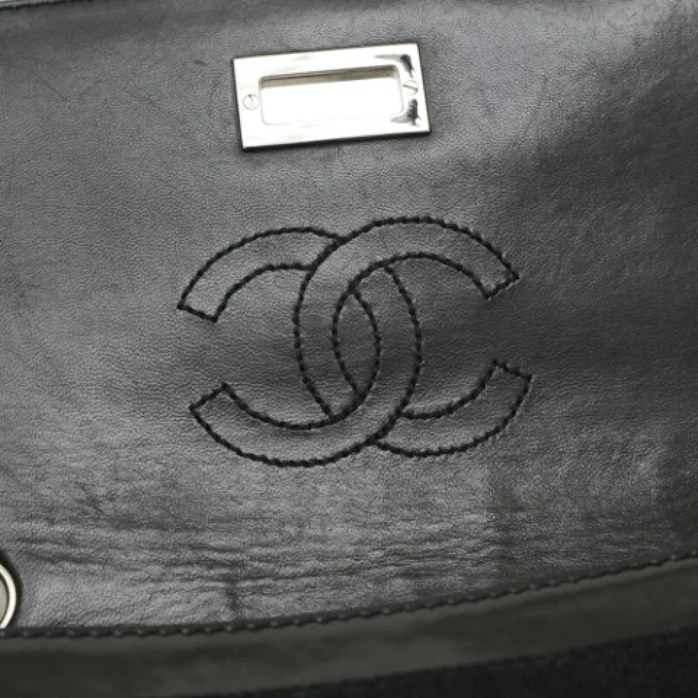 Chanel Vintage Pre-owned Leather shoulder-bags Black Dames