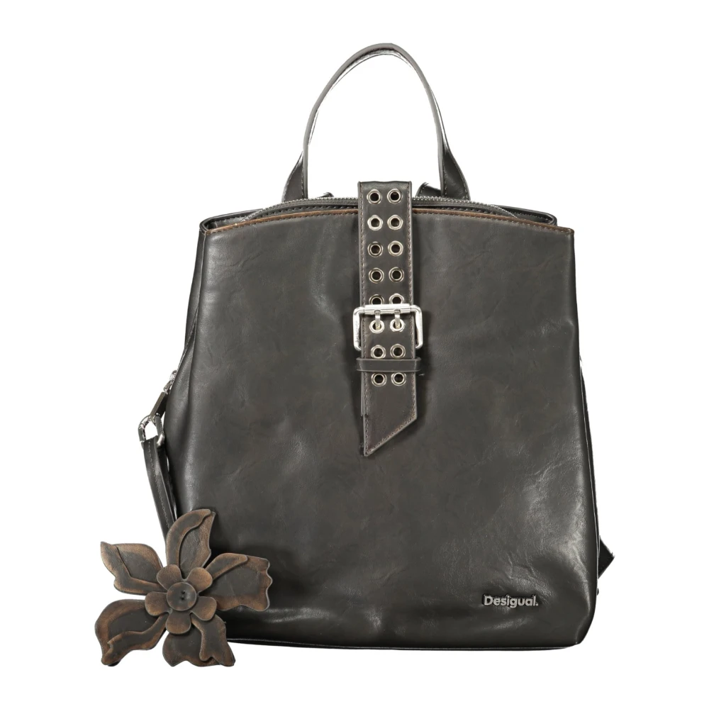 Desigual Damen Schwarz Curio Choco Sumy Mini Rucksack