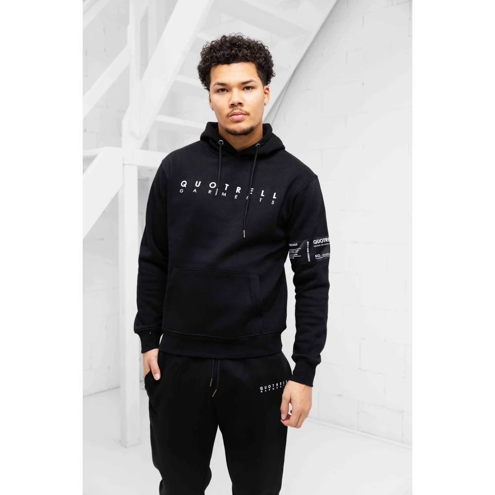 Quotrell Zwart Heren Trainingspak Hoodie Winter Black Heren