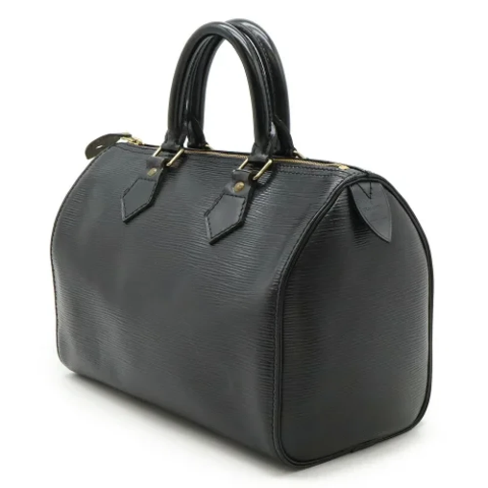 Louis Vuitton Vintage Pre-owned Leather handbags Black Dames