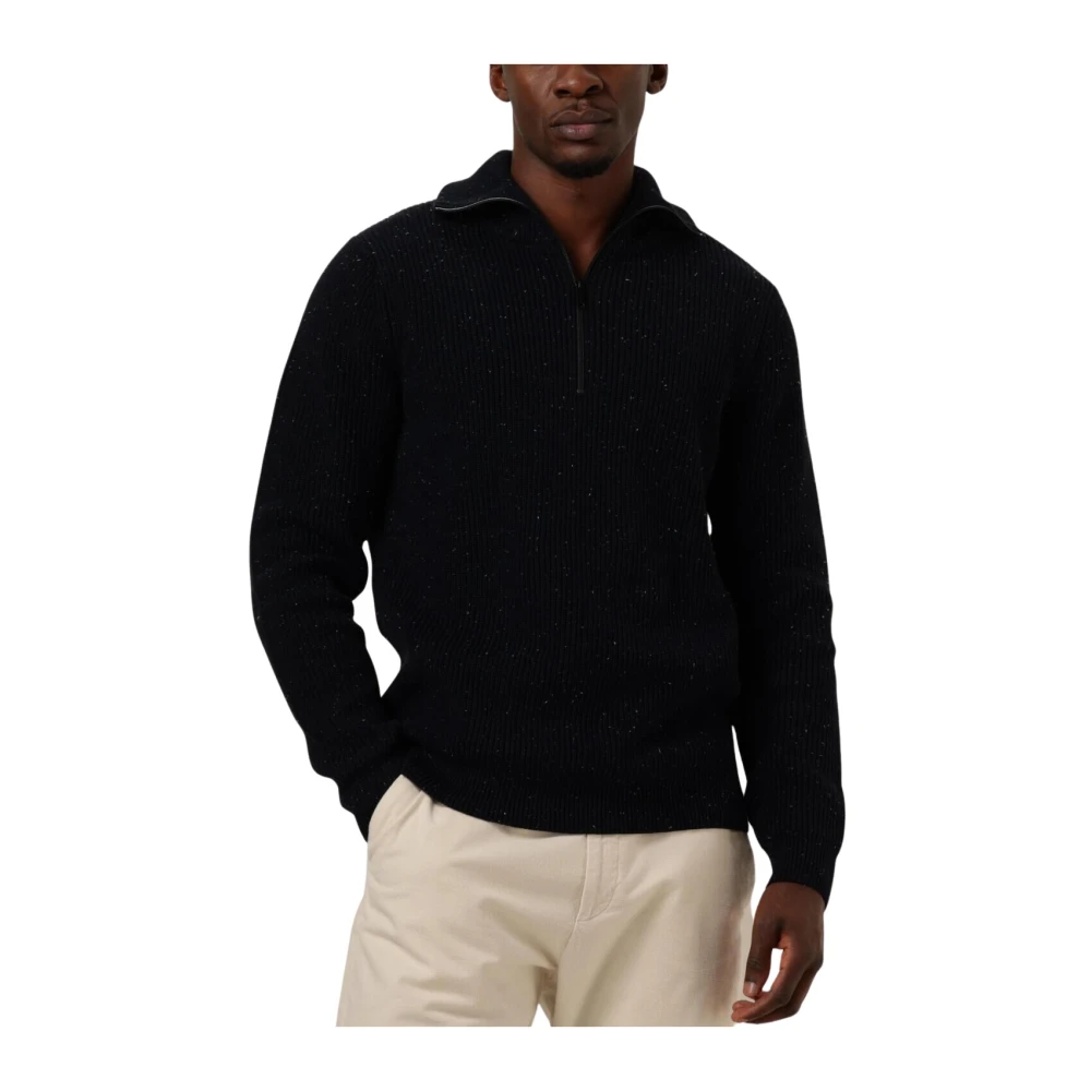Saint Steve Klassieke Navy Trui voor Mannen Blue Heren