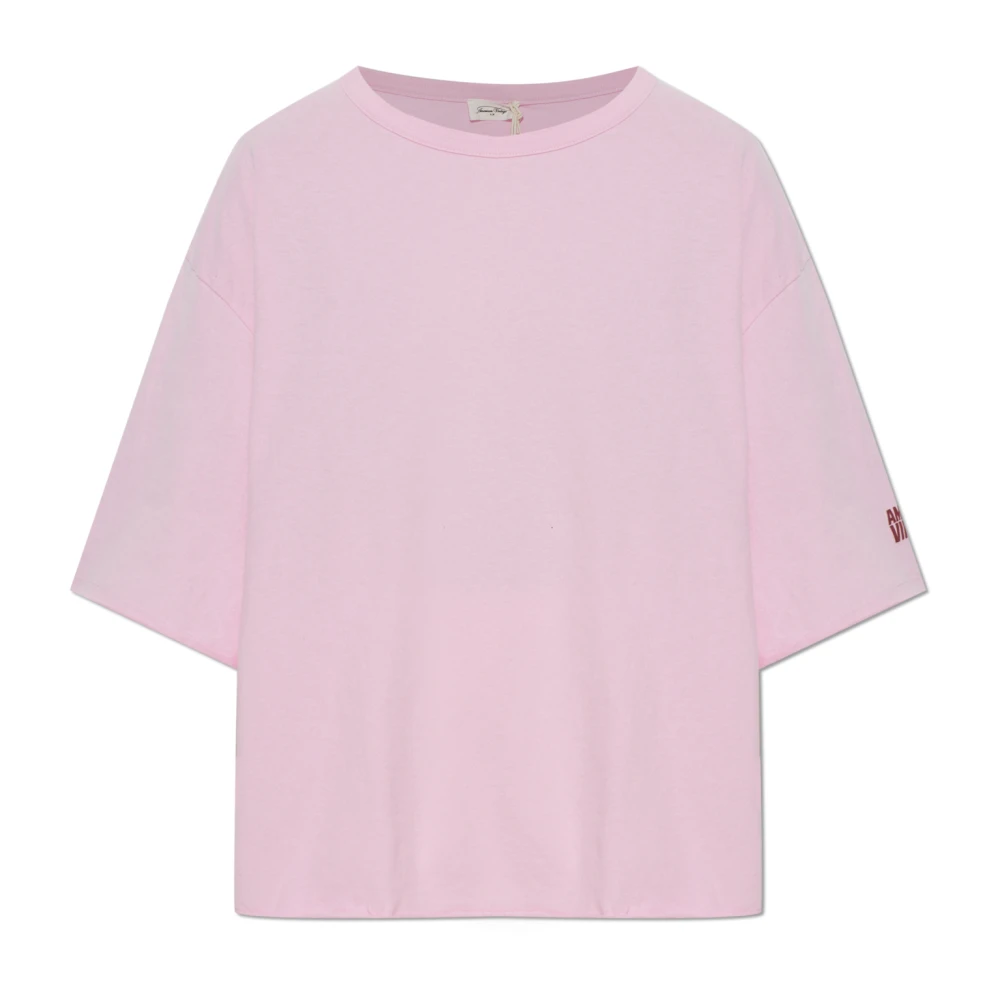 American Vintage Damen Rosa Oberteile, Xs/Sgröße: