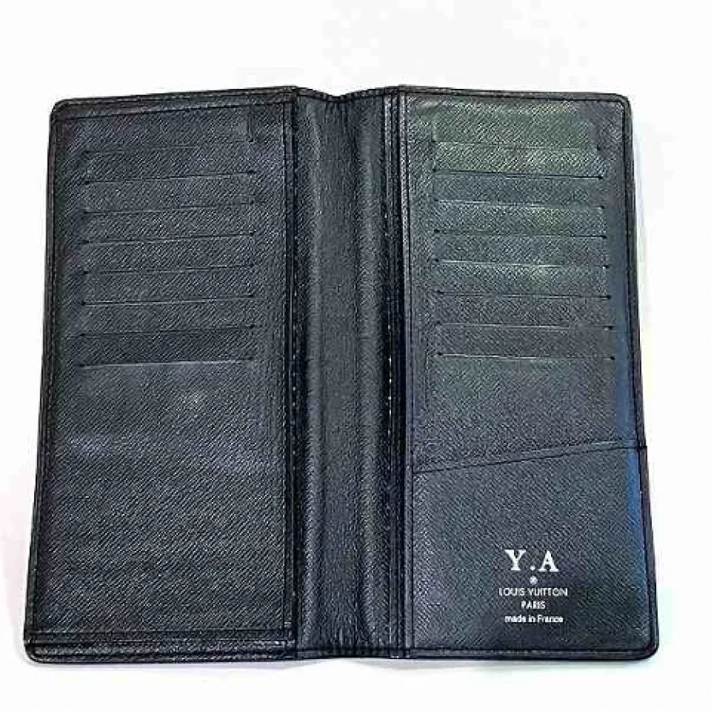 Louis Vuitton Vintage Pre-owned Leather wallets Black Heren