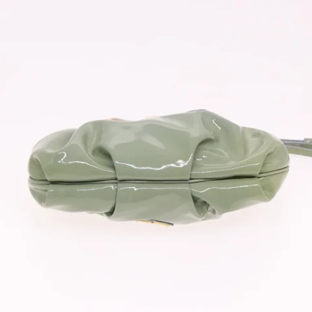 Prada Vintage Pre-owned Canvas pouches Green Dames