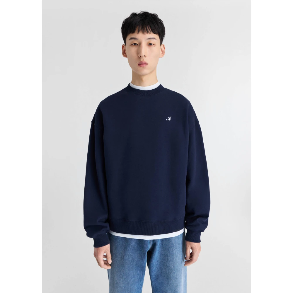 Axel Arigato Signature Sweatshirt Blue Heren