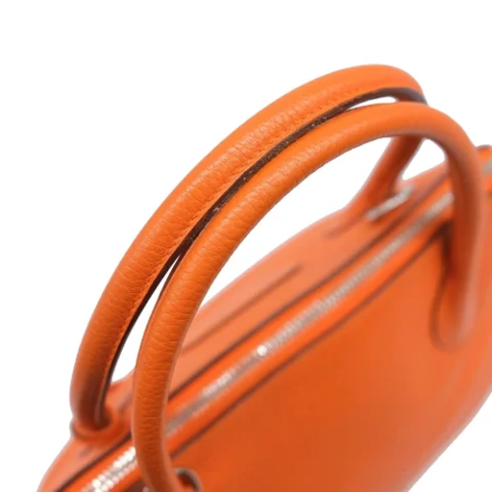 Hermès Vintage Pre-owned Fabric handbags Orange Dames