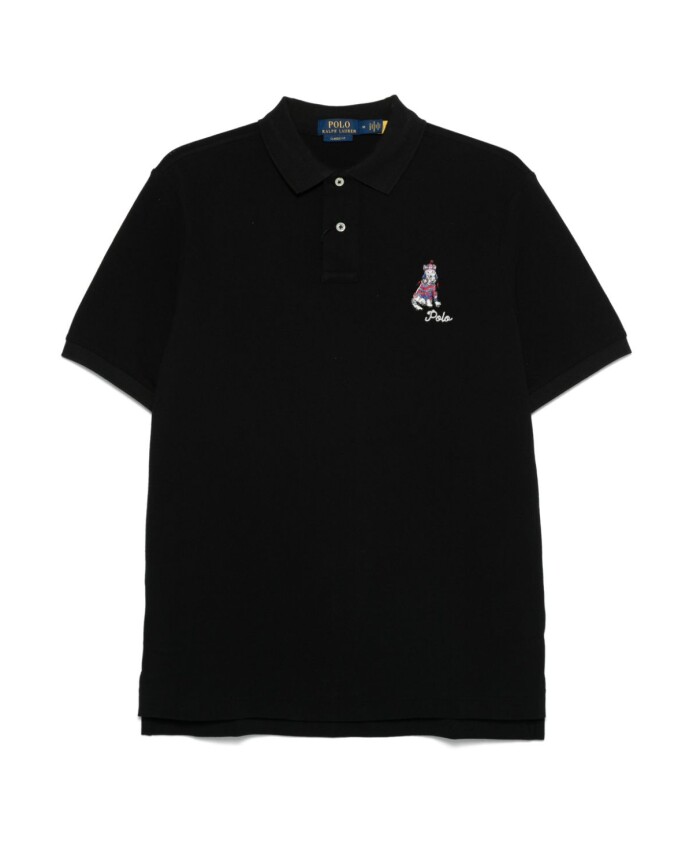 polo-a-manches-courtes-noir-decontracte