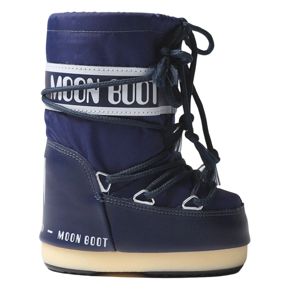 Moon Boot Unisex Kids Blue Icon Boots - Kids Boots - 39 Eu - Kids