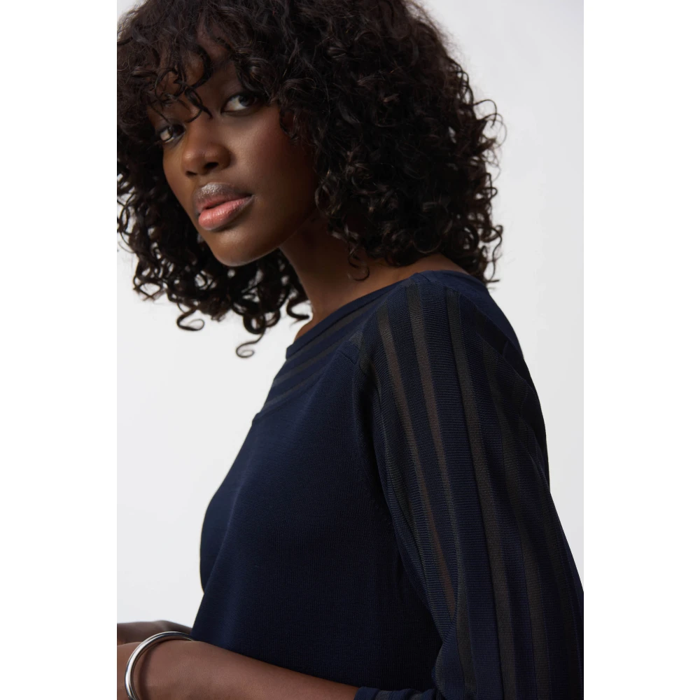 Joseph Ribkoff Elegante Zwarte Jurk voor Vrouwen Blue Dames