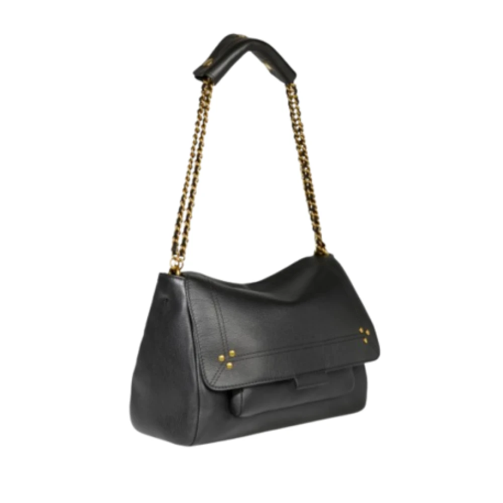 Jérôme Dreyfuss Schoudertas met Ketting en Klep Gray Dames