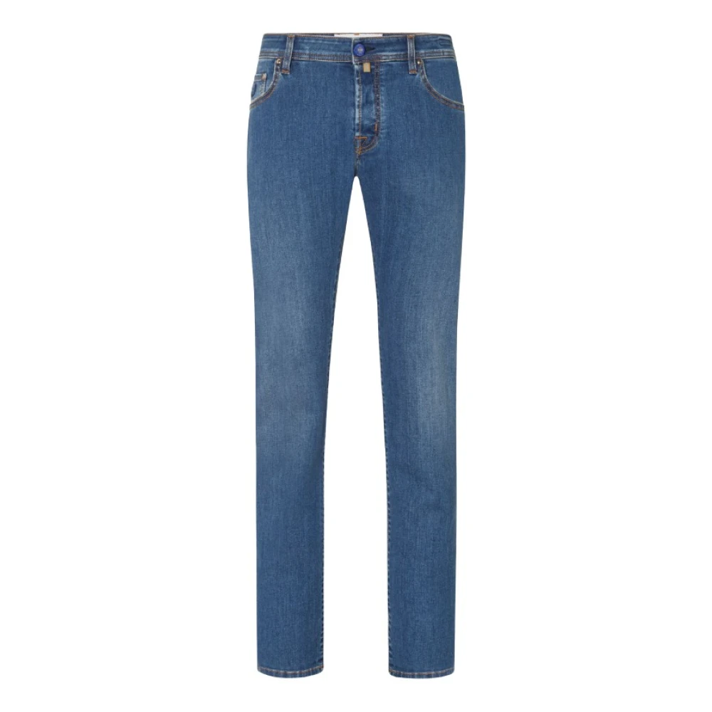 Jacob Cohën Men's Blue Slim-Fit Jeans,, Denim Trousers Nick W38