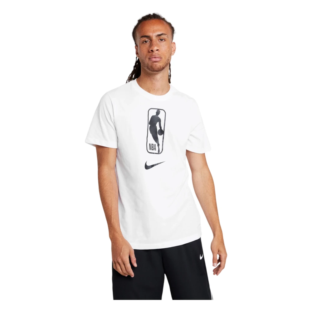 Jordan NBA Bomull T-shirt White, Herr