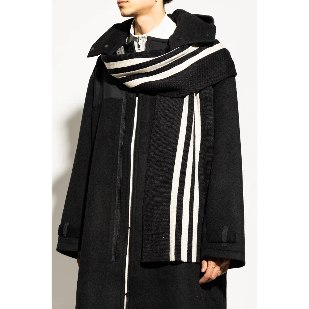 Y-3 Sjaal met logo Black Unisex
