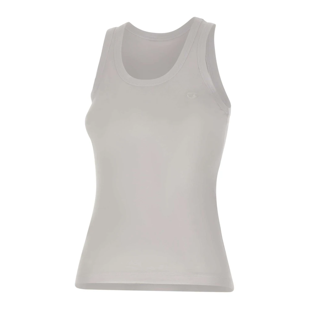 Coperni Women's White Logo Embroidery Tank Top - Sleeveless Tops - Xs - Tops