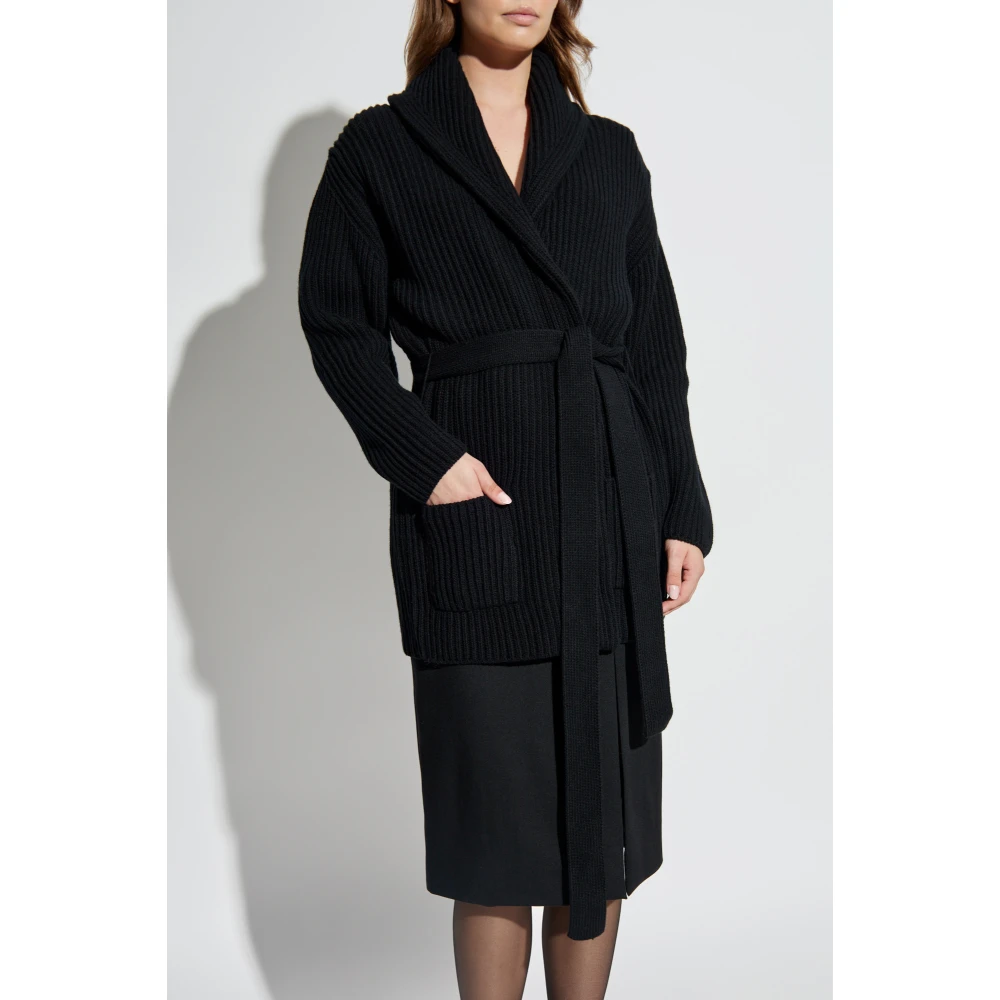 Dolce & Gabbana Cardigan met riem Black Dames