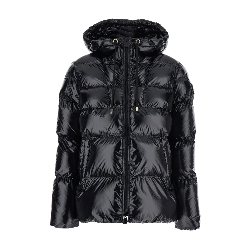 Pinko Women's Black Winter Jackets, M, Crystal Caban Coat