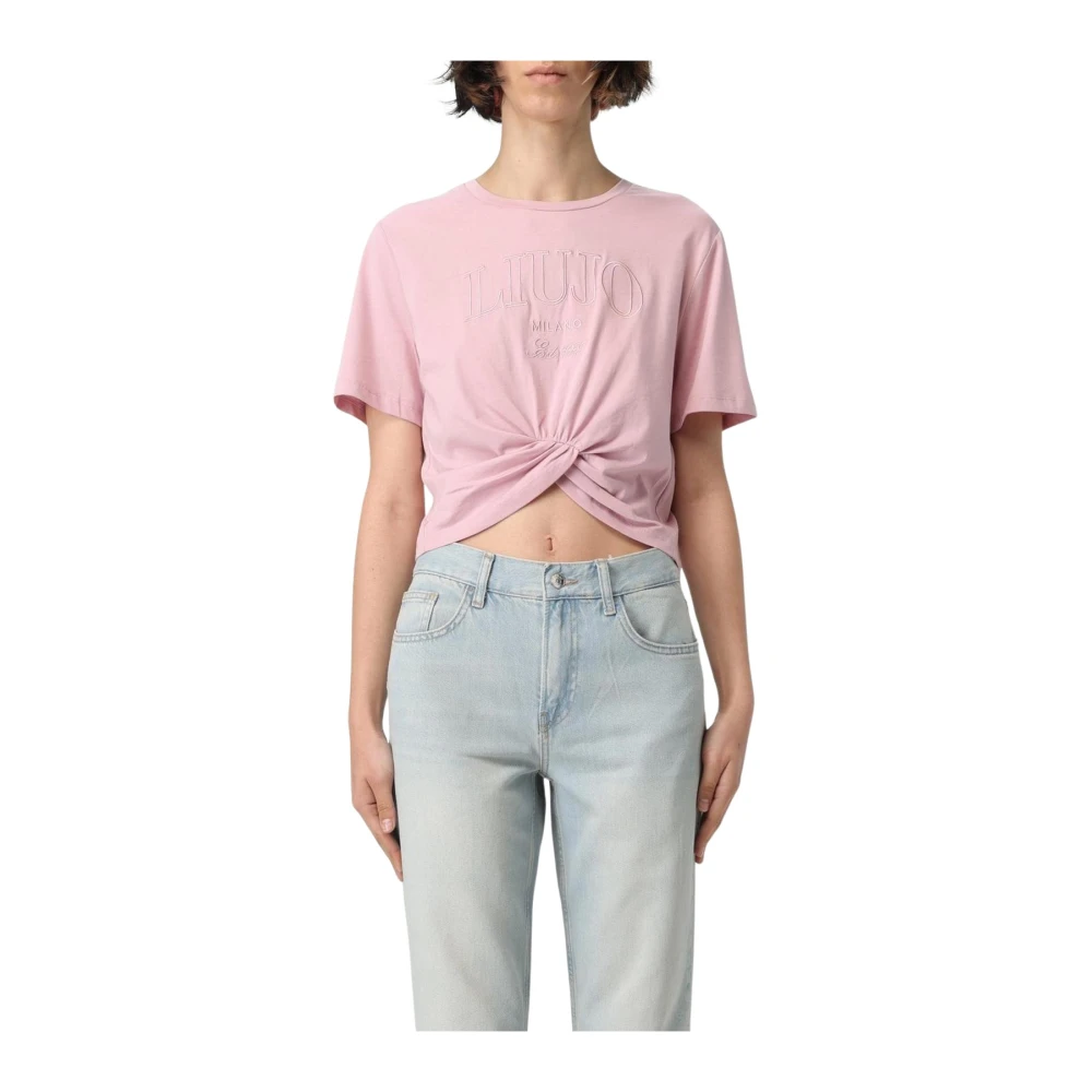 Liu Jo - Tops > T-Shirts - Pink - Liu Jo - Modalova