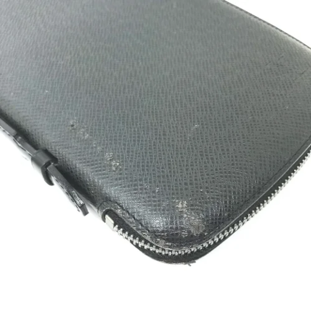 Louis Vuitton Vintage Pre-owned Leather wallets Black Dames
