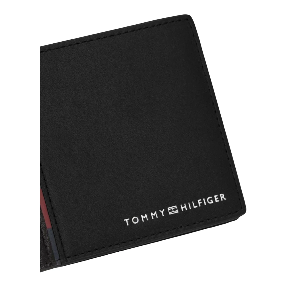Tommy Hilfiger Casual Mini Portemonnee Herfst Winter Collectie Black Heren