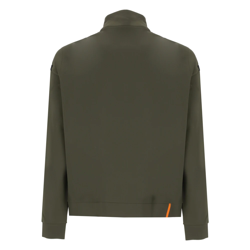 RRD Groene hoge hals sweatshirt met rits Green Heren