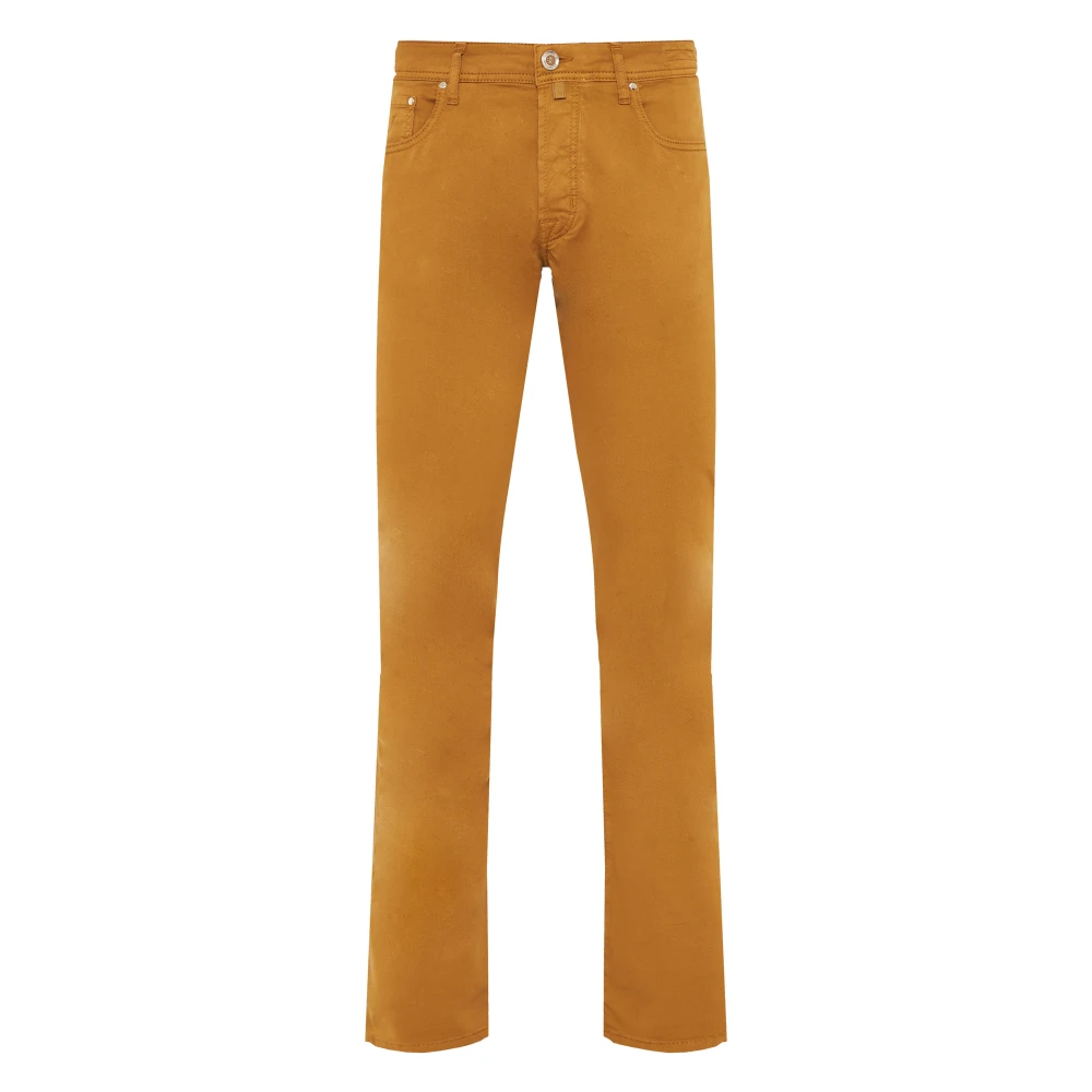 Jacob Cohën Bard katoen lyocell broek Orange Heren
