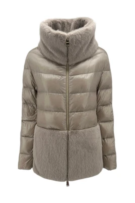 Faux Fur Pufferjacka