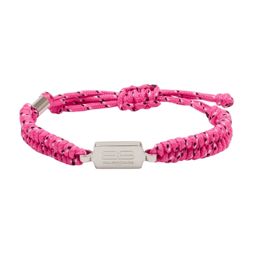 Balenciaga Women's Pink Bracelets, One Size, Saint-Germain Lace Bracelet