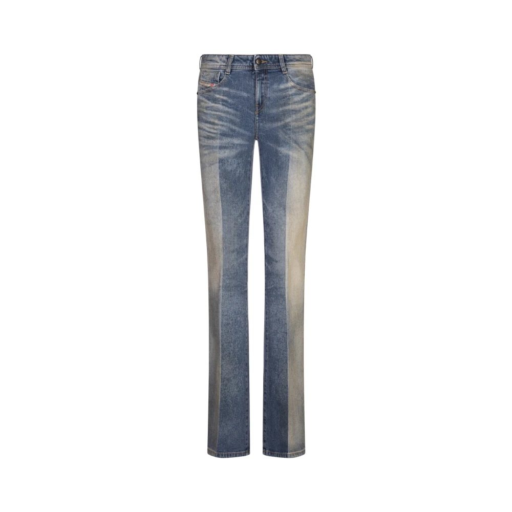 Diesel Blauwe Bootcut Jeans Bohemian Attitude Blue Dames