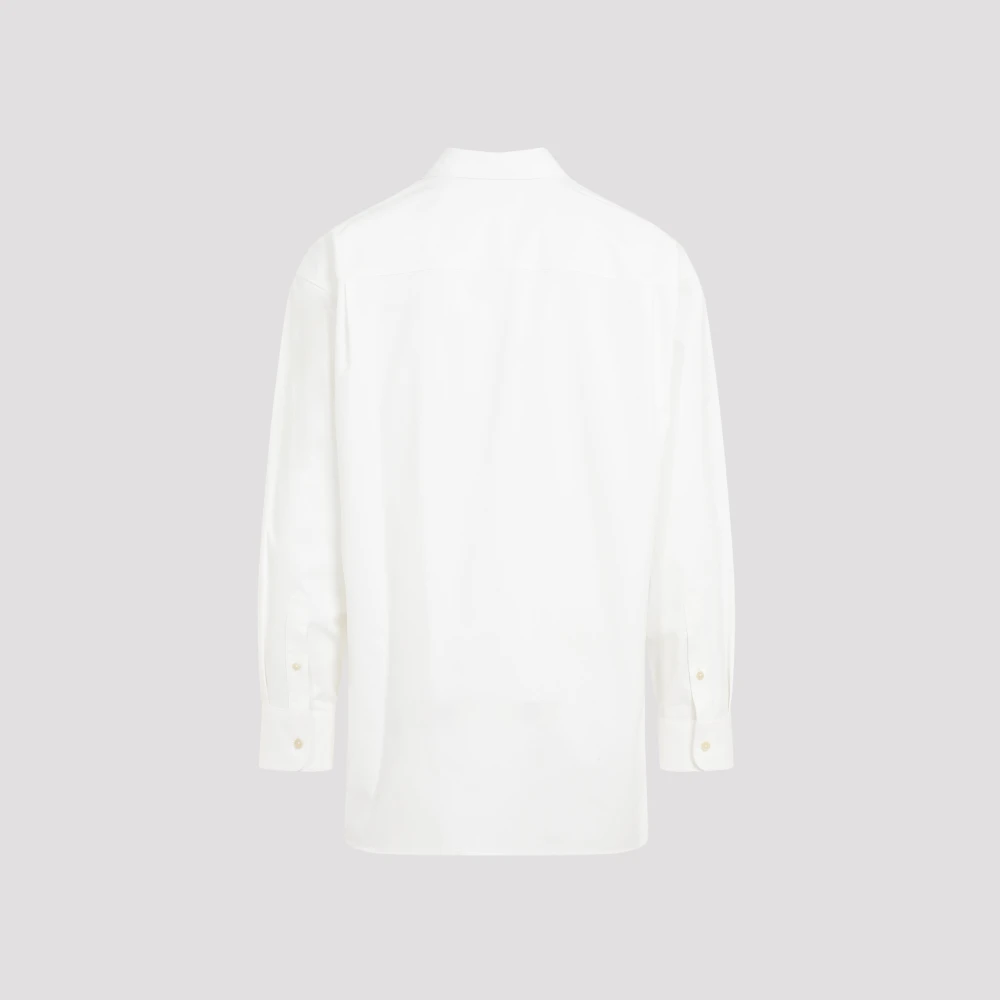 The Row Wit Klassiek Overhemd Verhoog Stijl White Heren