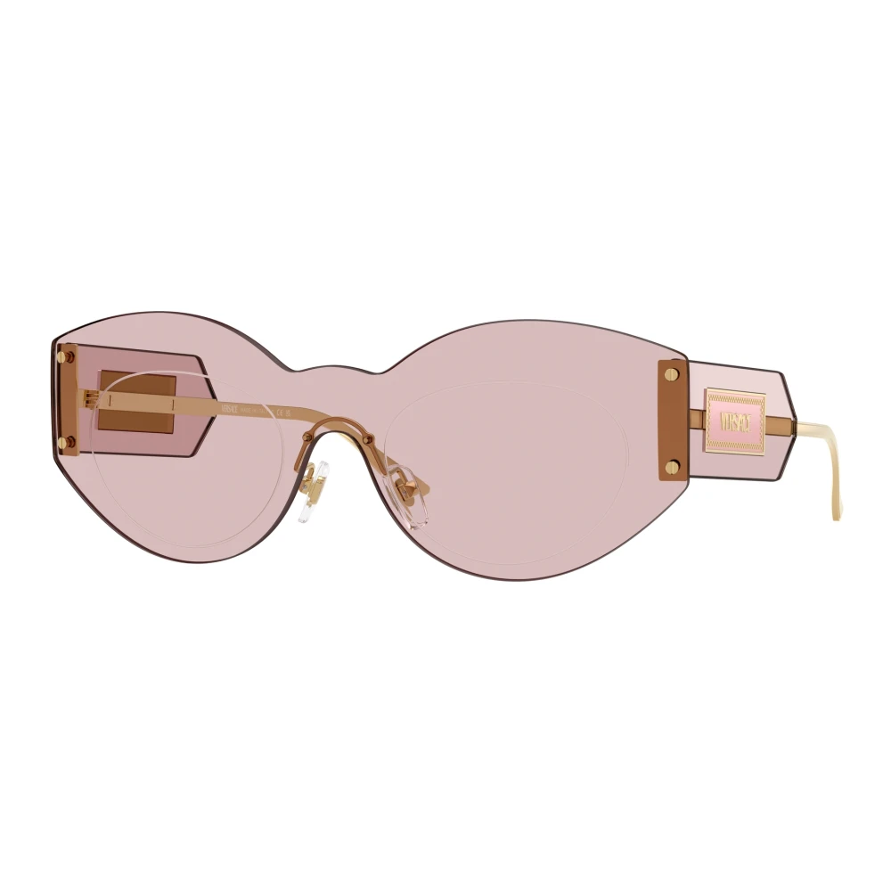 Versace Women's Pink Stylish Sunglasses In Black - Sunglasses - 44 Mm - Accessories