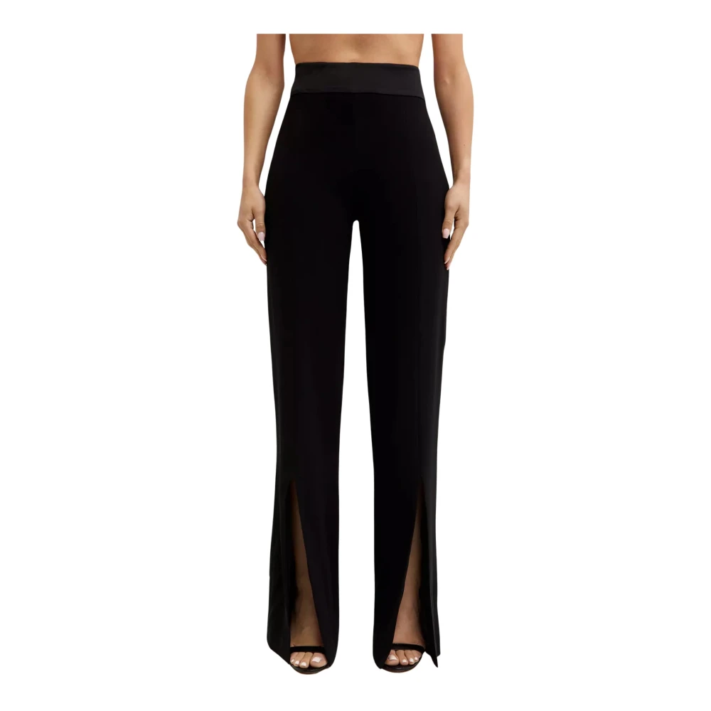 Simkhai Zwarte Wijde Pijpen Broek Ariah Black Dames