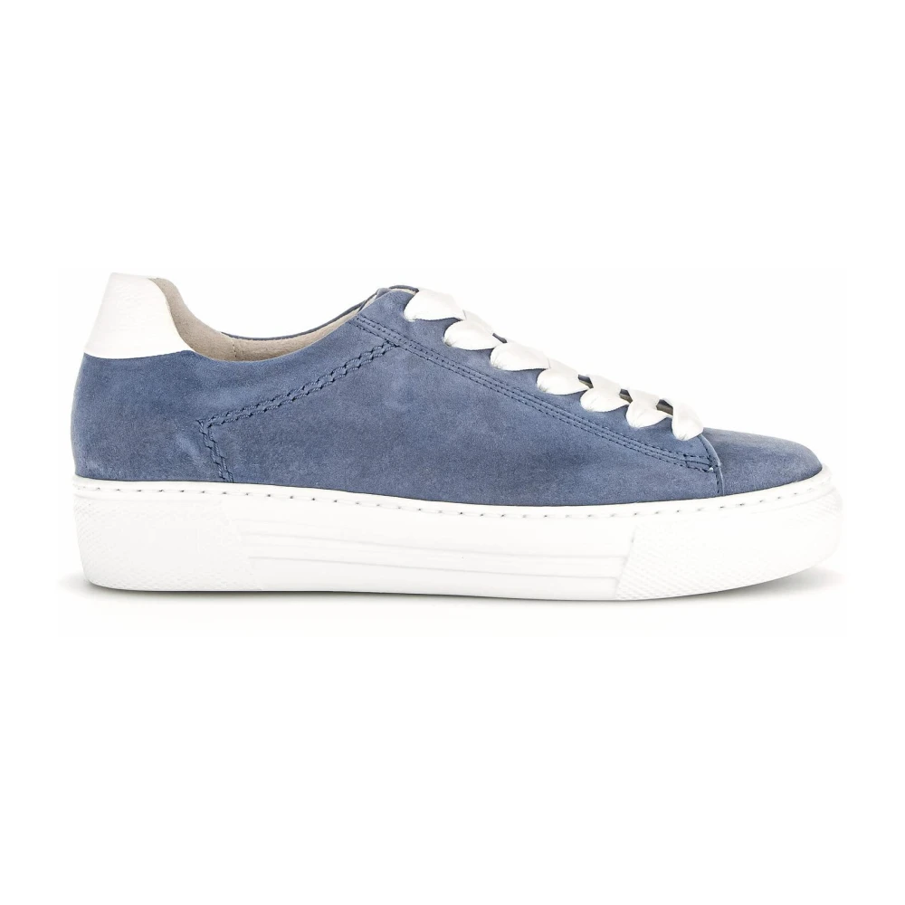 Gabor Elegante Enkellaarsjes Dames Schoenen Blauw