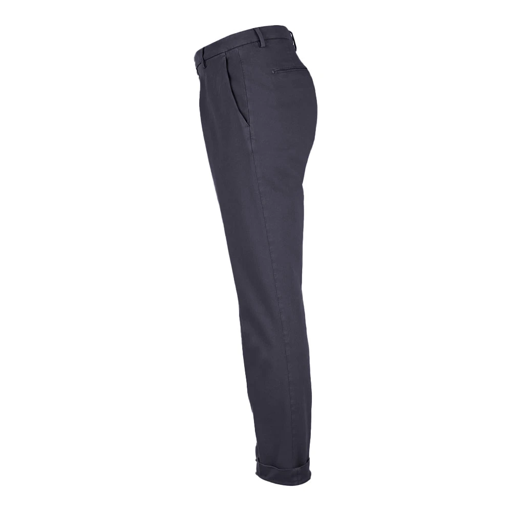 Briglia Navy Chino Slim Fit Modal Mix Blue Heren