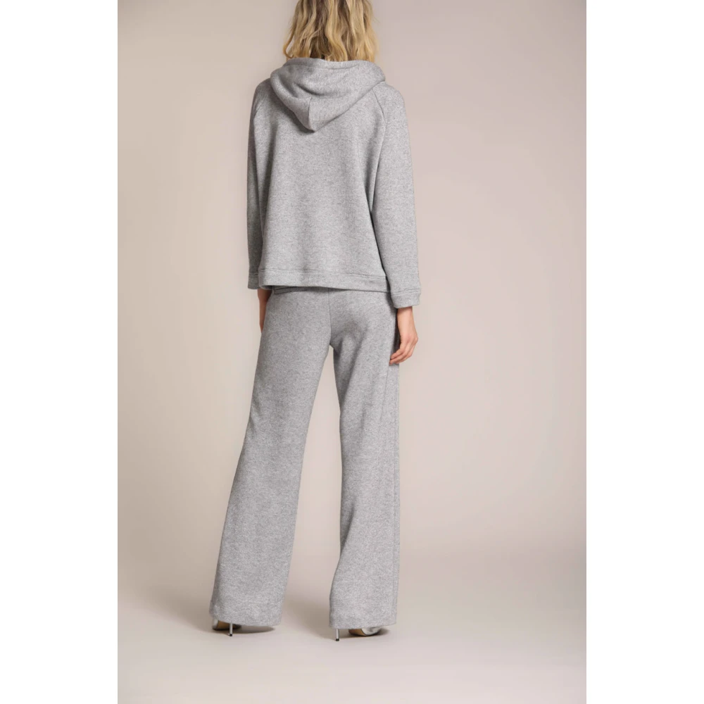 Mason's Elegante Straight Chino Broek met Lurex Gray Dames