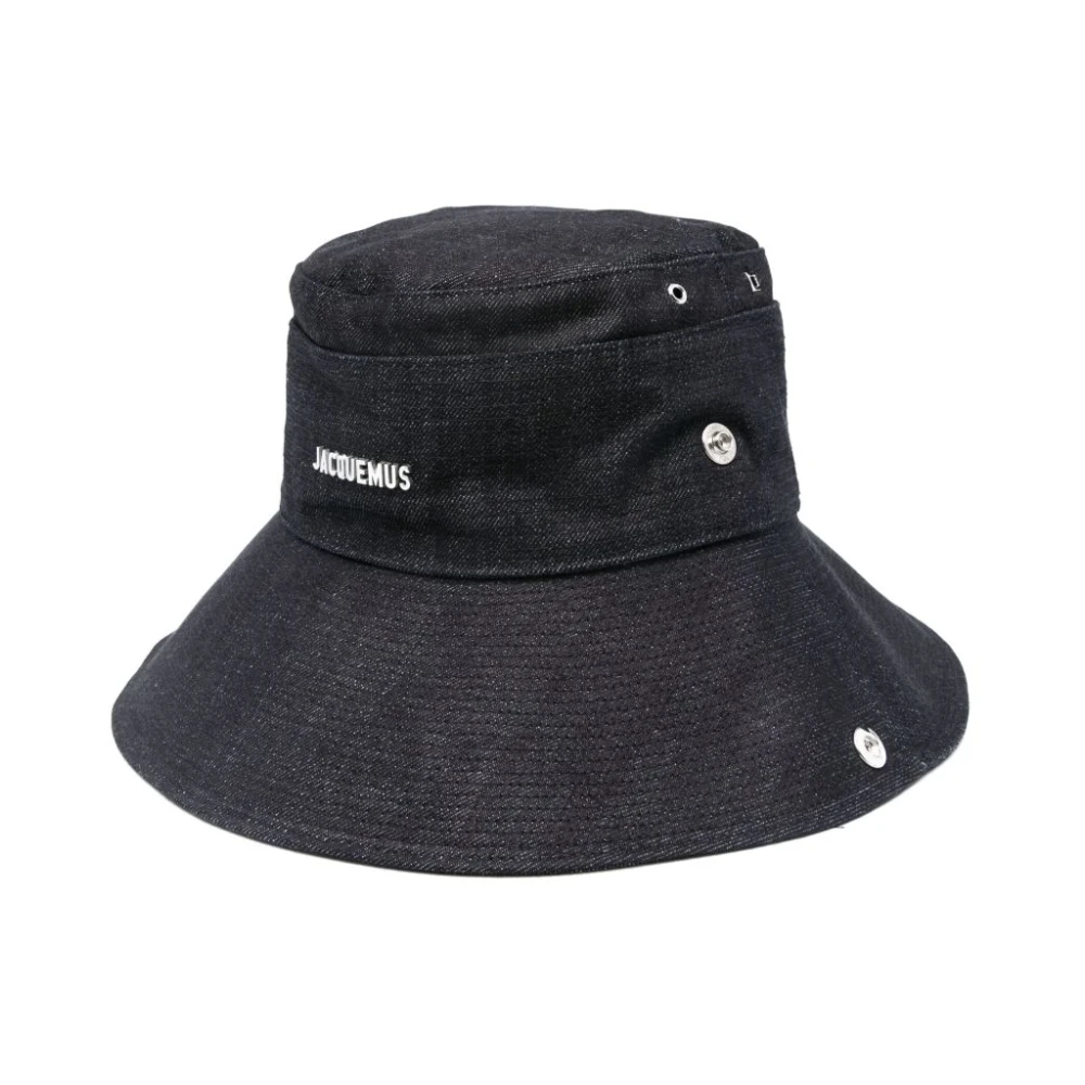 Jacquemus Navy Blue Breedgerande Hoed Blue Unisex