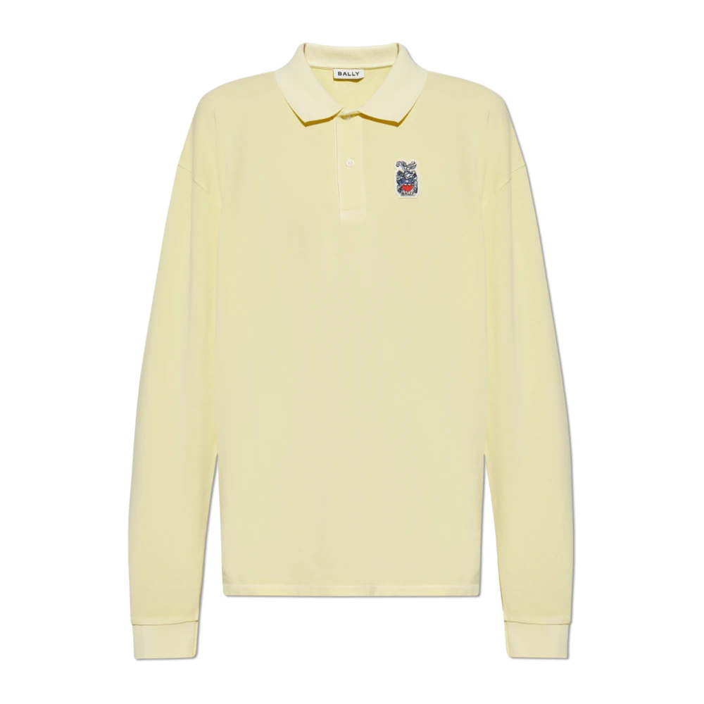 Bally Lange mouw polo Green Heren