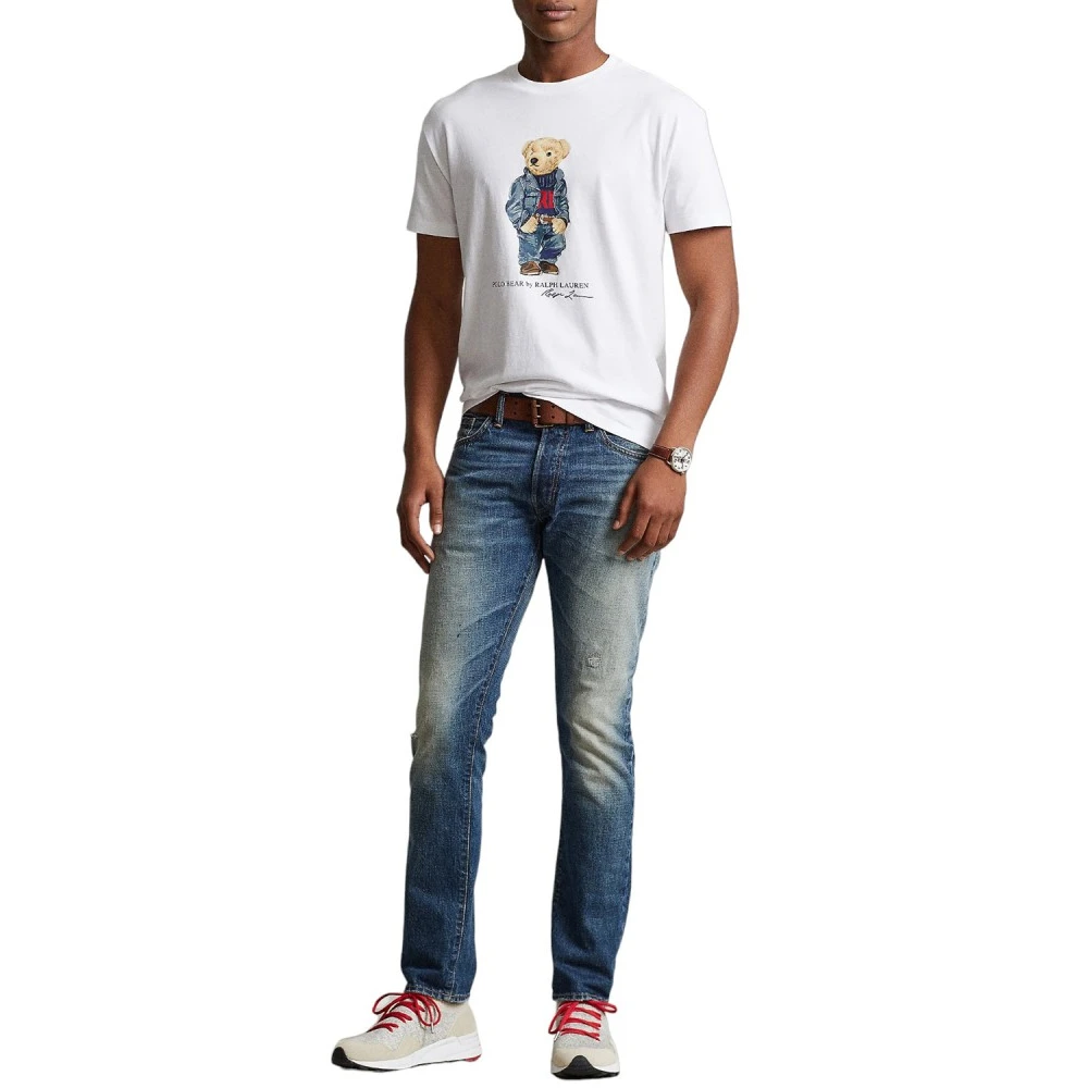 Polo Ralph Lauren Korte Mouw T-Shirt Wit White Heren