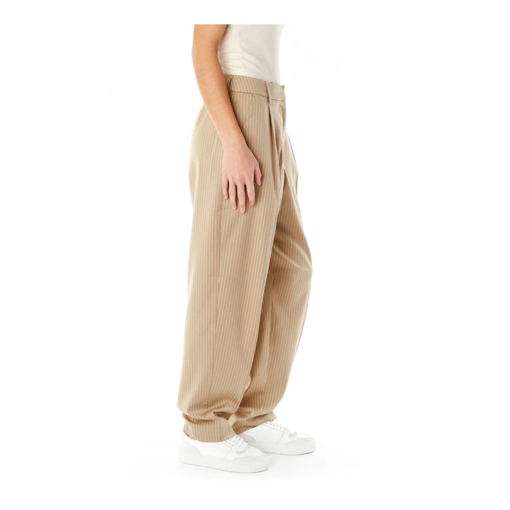 Munthe Wide Trousers Beige Dames